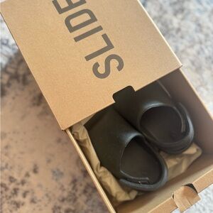 Yeezy Kids Black Sandals